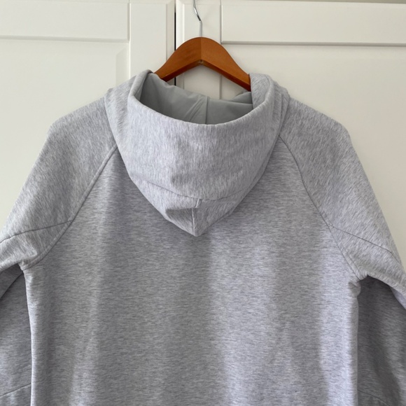 Lululemon City Sweat Pullover Hoodie, Heathered Light Grey, Size Medium - Picture 7 of 11